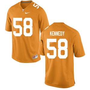 Men's Brandon Kennedy Orange Tennessee Volunteers #58 Player Jerseys
