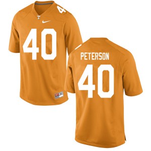 Mens JJ Peterson Orange Tennessee #40 Player Jerseys