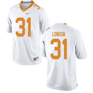Mens Madre London White Tennessee Volunteers #31 High School Jersey