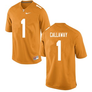 Men Marquez Callaway Orange Tennessee Volunteers #1 NCAA Jersey