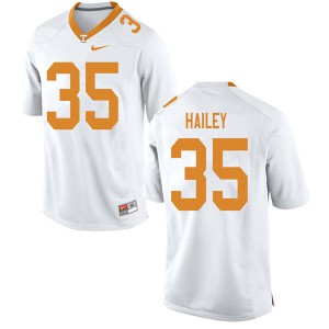 Mens Ramsey Hailey White UT #35 Stitch Jerseys