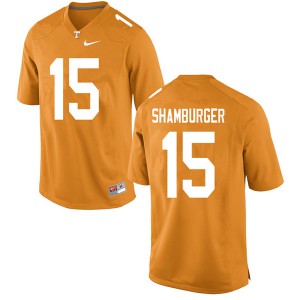 Mens Shawn Shamburger Orange Tennessee Volunteers #15 Official Jersey
