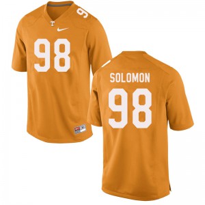 Men Aubrey Solomon Orange Tennessee #98 University Jersey