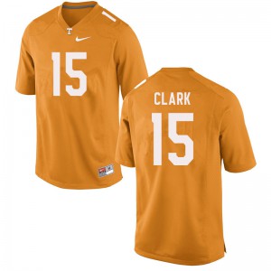 Men's Hudson Clark Orange UT #15 High School Jerseys