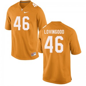 Men's Riley Lovingood Orange Tennessee #46 High School Jerseys