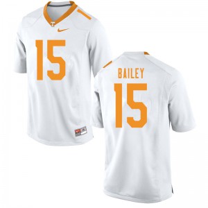 Men's Harrison Bailey White Tennessee Vols #15 Player Jersey