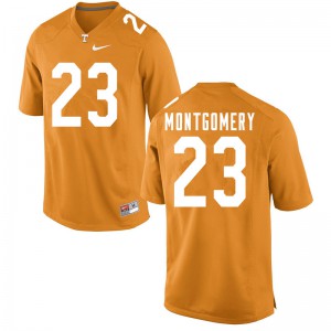 Men Isaiah Montgomery Orange Vols #23 NCAA Jerseys