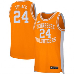 Men Isaiah Sulack Orange Tennessee #24 Alumni Jerseys