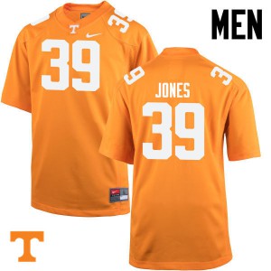 Men's Alex Jones Orange Tennessee #39 Stitched Jerseys