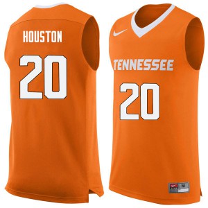 Mens Allan Houston Orange Tennessee Vols #20 Basketball Jerseys