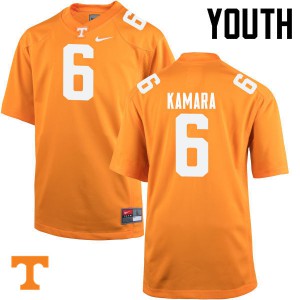 Youth Alvin Kamara Orange Tennessee Vols #6 Stitched Jersey
