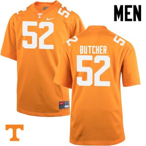 Men's Andrew Butcher Orange Vols #52 High School Jerseys