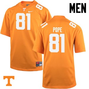 Mens Austin Pope Orange Vols #81 Player Jersey
