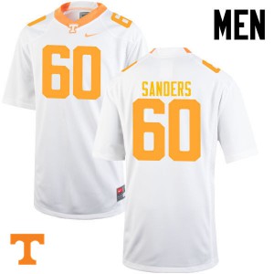 Men Austin Sanders White UT #60 Stitched Jerseys