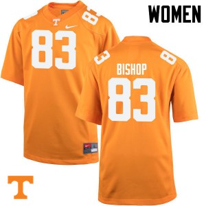 Women's BJ Bishop Orange Tennessee #83 Official Jersey