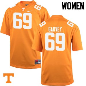 Womens Brian Garvey Orange UT #69 Stitched Jersey