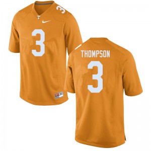 Men's Bryce Thompson Orange Tennessee Vols #3 Stitched Jersey