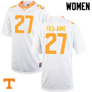 Women's Carlin Fils-Aime White Tennessee #27 Alumni Jerseys