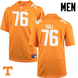 Men Chance Hall Orange Vols #76 Official Jersey