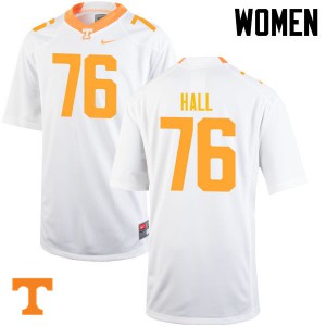 Womens Chance Hall White UT #76 Official Jersey
