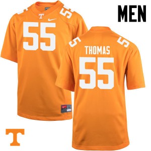 Men Coleman Thomas Orange Tennessee #55 College Jersey