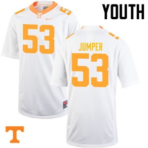 Youth Colton Jumper White Tennessee Vols #53 NCAA Jersey