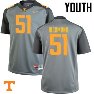 Youth Drew Richmond Gray Tennessee #51 College Jerseys