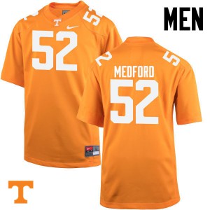 Men's Elijah Medford Orange Tennessee #52 Official Jersey