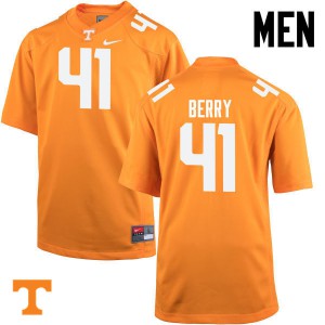 Men's Elliott Berry Orange Tennessee #41 College Jerseys