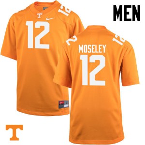 Men's Emmanuel Moseley Orange Tennessee Volunteers #12 Player Jerseys