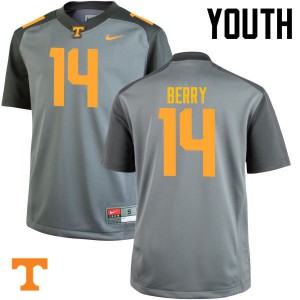 Youth Eric Berry Gray Vols #14 Official Jersey