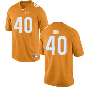 Men Fred Orr Orange Tennessee #40 College Jerseys