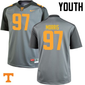 Youth Jackson Morris Gray Tennessee Vols #97 High School Jersey