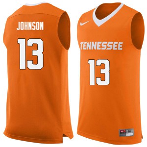 Mens Jalen Johnson Orange UT #13 Player Jerseys