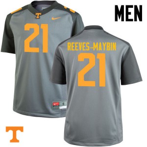 Men Jalen Reeves-Maybin Gray UT #21 High School Jerseys