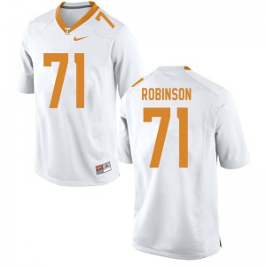 Men James Robinson White Tennessee #71 Player Jersey