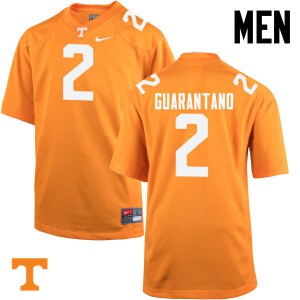 Men's Jarrett Guarantano Orange Vols #2 College Jerseys