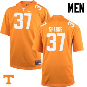 Men Jayson Sparks Orange UT #37 Football Jerseys