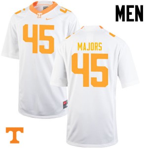 Men's Johnny Majors White Tennessee Volunteers #45 Player Jersey