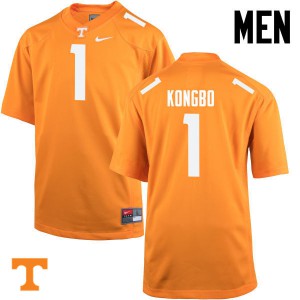 Men Jonathan Kongbo Orange Vols #1 NCAA Jersey