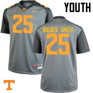 Youth Josh Walker Smith Gray UT #25 College Jerseys