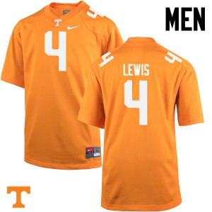 Men LaTroy Lewis Orange Tennessee #4 Stitch Jersey