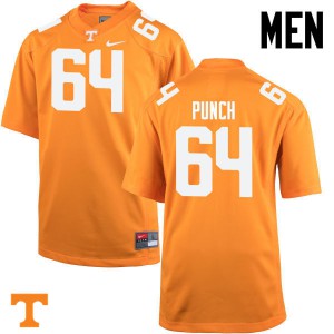 Men Logan Punch Orange Tennessee #64 Player Jerseys