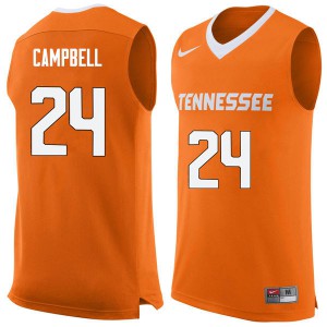 Men Lucas Campbell Orange Vols #24 College Jersey