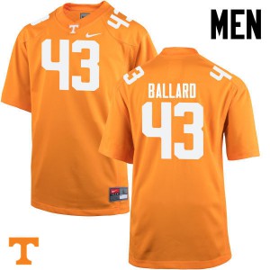 Men Matt Ballard Orange Tennessee #43 Stitch Jersey