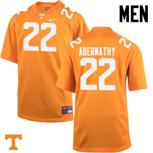 Men's Micah Abernathy Orange Tennessee Vols #22 Stitched Jerseys