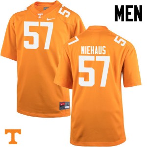 Men Nathan Niehaus Orange Vols #57 NCAA Jerseys