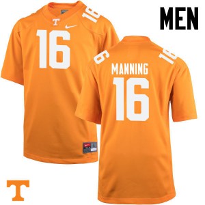 Men's Peyton Manning Orange Tennessee #16 College Jersey