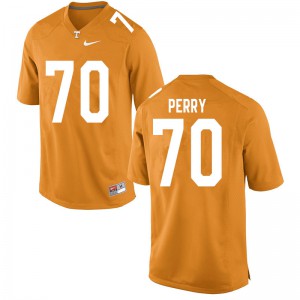 Men's RJ Perry Orange UT #70 College Jersey