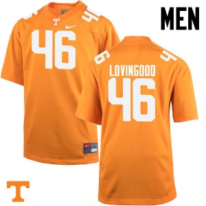 Men's Riley Lovingood Orange Tennessee #46 Stitched Jersey